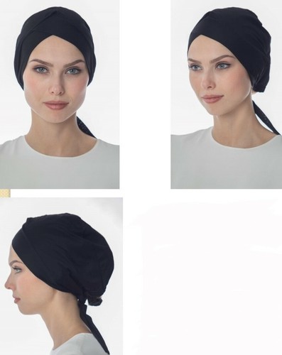 Criss Cross Cotton Full TIE BACK BONNET 