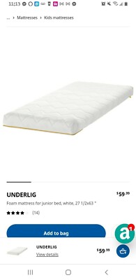 Kritter toddler bed with mattress included