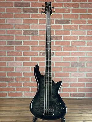 Schecter Stiletto Extreme-5 Bass Guitar - See-thru Black