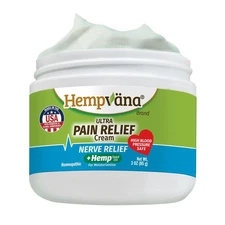 Hempvana Ultra-Strength Nerve Relief Cream w/100% Pure Hemp Seed Oil AS-SEEN-...