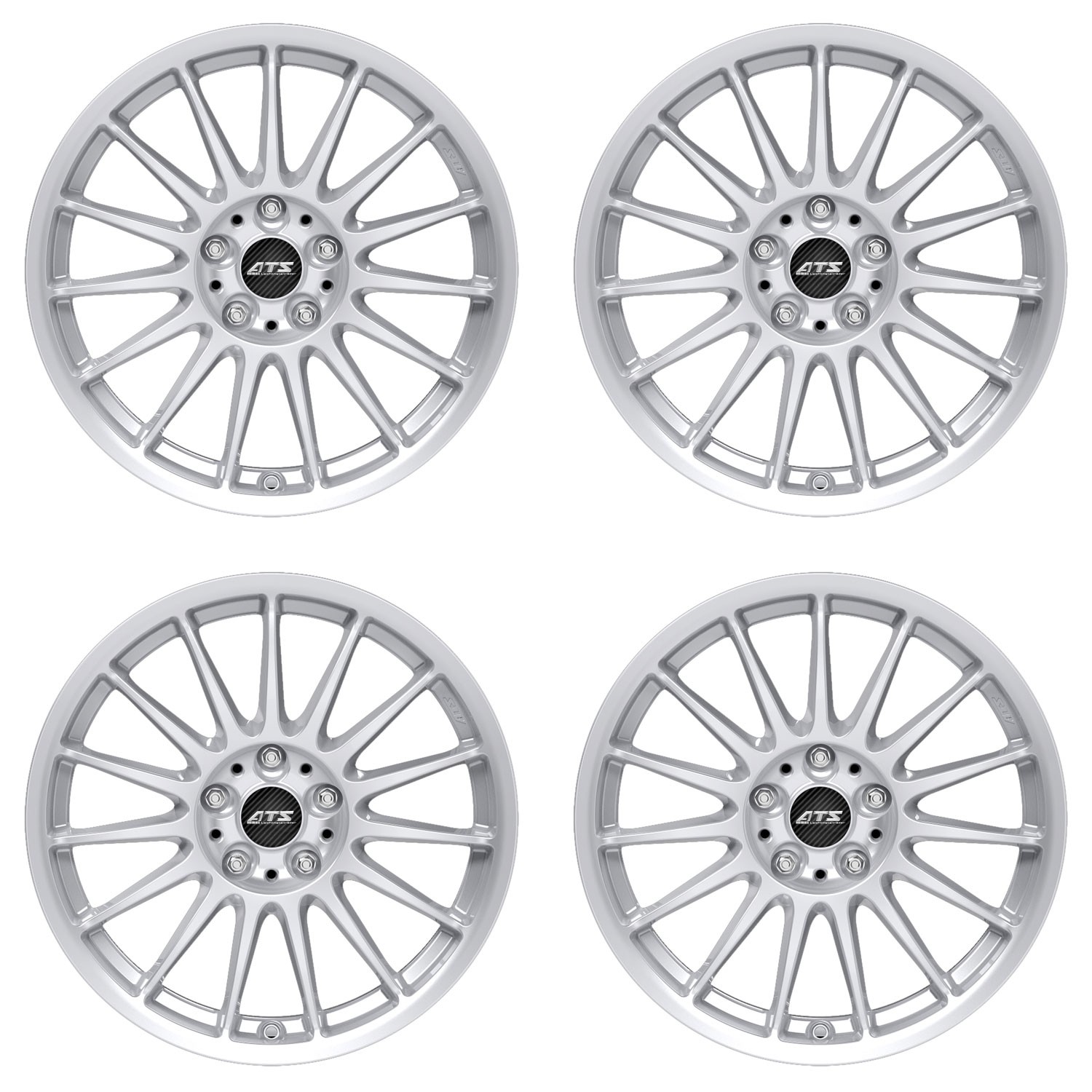 4 ATS StreetRallye wheels 6.0Jx15 ET38 4x100 SIL for CITROEN C1