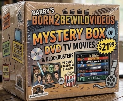 Mystery Box (DVD s) 19 Brand New & Sealed  Assorted Titles - Only $21.99!