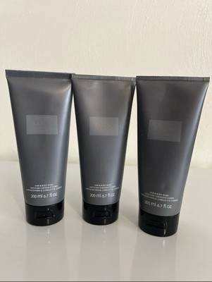 3 Pack Avon Luck For Him Fragrance Perfumed Hair & Body Wash 6.7 fl oz /200ml