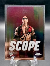 2026 The Rock Topps Chrome WWE Scope Insert