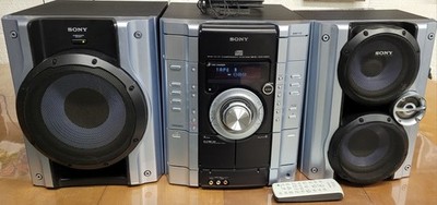 Sony Mini Hi-Fi Component System MHC-GX450 3-CD Changer w/ Subwoofer And Remote