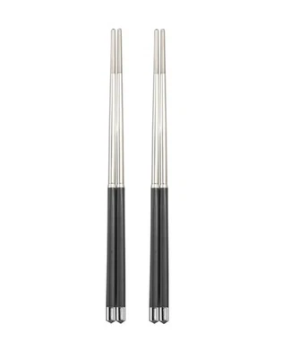 2 Paar Chinesische Essstäbchen Set Edelstahl Rostfrei Sushi Stäbchen Chopsticks - Bild 1 von 4