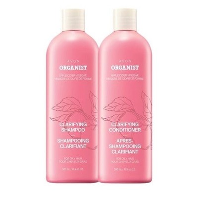Organist Apple Cider Vinegar Clarifying Shampoo & Conditioner Set (16.9floz) NEW