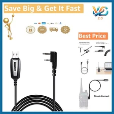 Baofeng UV-5R UV-82 UV-5G CH340 USB Programming Cable New