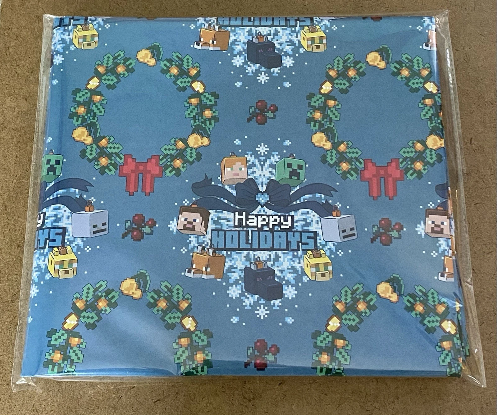 MINECRAFT Christmas Wrapping Paper