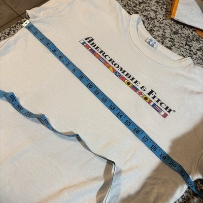 Vintage Champion Abercrombie & Fitch Nautical Flags 80s Cotton T