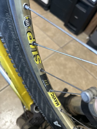 MAVIC 217 SUP Gold Bicycle 26 Wheel 32 Spokes 559x17-6105 GT Hadley Hub Vintage