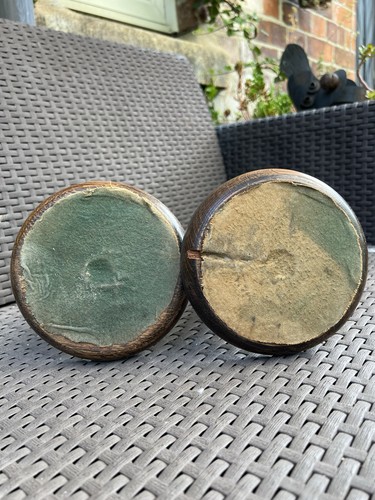Two Vintage Oak Barley Twist Candle Sticks - Picture 11 of 15