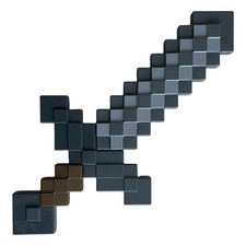 Minecraft Iron Sword Mojang Costume Prop Mattel Realm Steve Game Toy 17