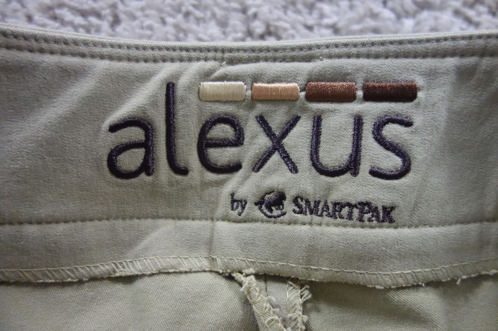 Alexus Smartpak Pants Womens 28 Beige Breeches Equestrian Riding Performance