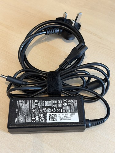 DELL DP/N 0W1N63 65W Laptop AC Adapter Ladegerät Netzteil und Kabel