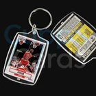 Michael Jordan, 1990 Fleer Basketball #26 | Mini Sports Card Keychain