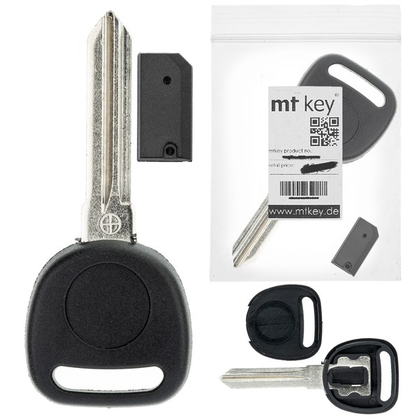 Auto SchlüSsel Rohling + Transponder Passt FüR Jeep Liberty KJ Bj. 2001-2004-image