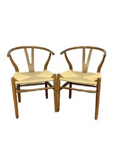 2 x Wishbone Dining Chairs F27298.