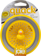 Quack Kitchen Sink Strainer Basket, Fits All Standard Sinks, Stainless Steel, Cu