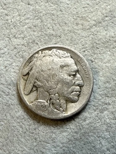 1920 Philadelphia Mint Buffalo Nickel F Fine Condition Nice Coin See Pics 7496