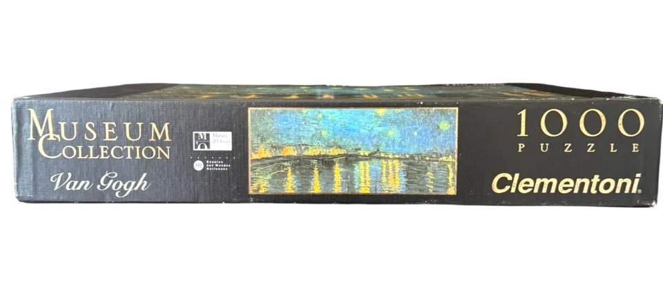 Clementoni Museum Collection 1000 Piece Van Gogh Starry Night on the Rhone - Image 4 of 4