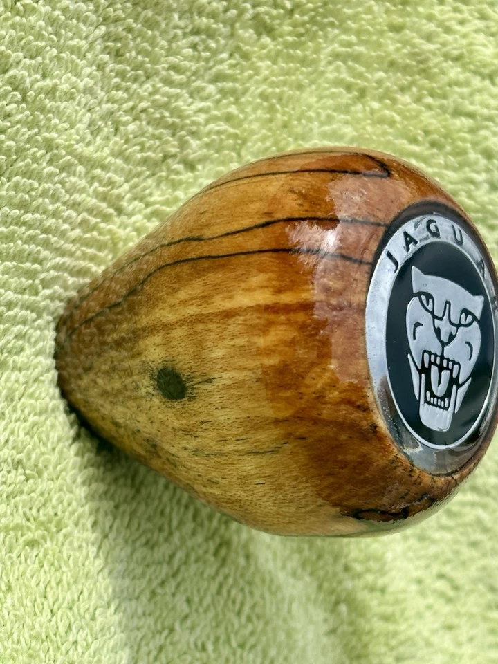 JAGUAR XJ6, XJS, XJ8, XK8, XJR, XKR, XK, tipo S, tipo X, perilla de cambio de marchas de madera de burl XK Foto 2 de 4