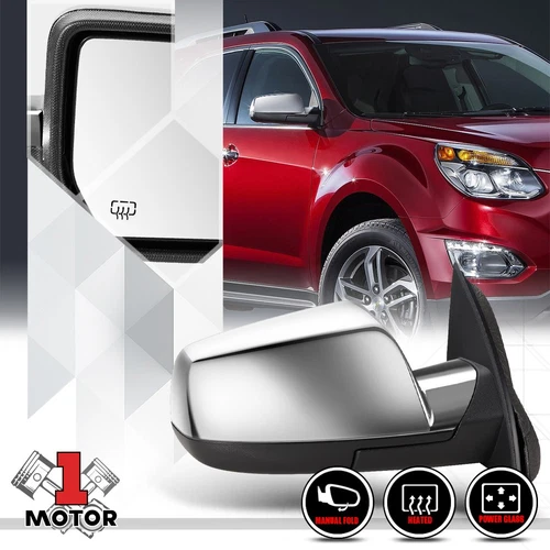 [Right]Passenger Side Power+Heated+BSD Door Mirror Glass for 15-17 Chevy Equinox