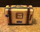 Limoges Peint Main Trinket Box Limited Edition Suitcase