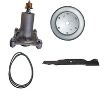 Deck Spindle Belt Pulley Blade Kit Fits Husqvarna LGT2654 LGTH2454 YTH24V54