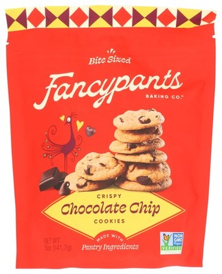 Fancypants Baking Crispy Chocolate Chip Cookies Bite Sized 5 Oz