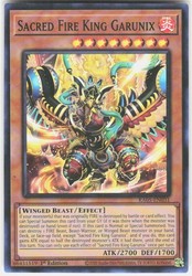 Sacred Fire King Garunix RA05-EN031 Rarity Collection 5 Super Rare 1st Edition