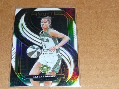 2025 Panini Select WNBA SKYLAR DIGGINS WHITE PRIZM STORM 94/99 #188