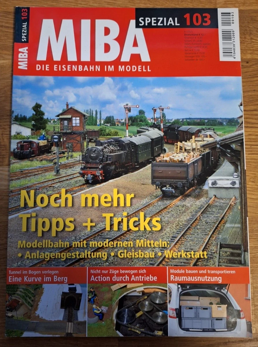 1 Miba Spezial 103 Noch mehr Tipps + Tricks fast Neu. Modellbahn mit modernen Mi