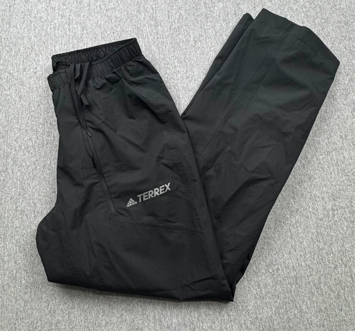 Adidas Terrex Rain Rdy Primegreen Pants Mens Small Black Track Soccer Wind