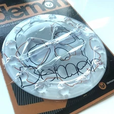 Demon Skull Round Snowboard Stomp Pad NEW Board Traction clear