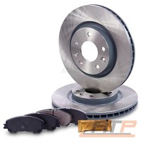 Bremsscheiben Ø296 + BremsbelÄGe BremsklÖTze Vorne FÜR Nissan Qashqai 2 AB BJ 14