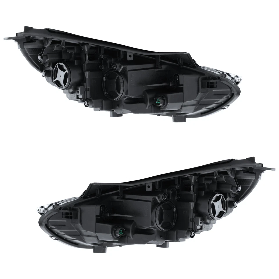 For 2018 2019 2020 Hyundai Sonata Headlights Halogen Left Right Pair W/O LED - Image 4 of 4