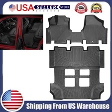 3 Row Floor Mats Liner Set For 11-17 Honda Odyssey 3d Molded Tpe All Weather Hot