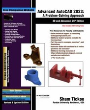 Advanced AutoCAD 2023: A - Paperback, by Prof. Sham Tickoo - Very Good
