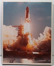 Nasa Kodak Photo Space Shuttle Lifting off Starting Flight RRP 37