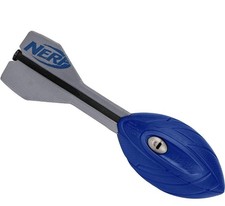 NERF Vortex Aero Howler Foam Football - Long Distance Whistle Ball BLUE- NEW NOS