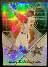 Ken Griffey Jr 2001 Topps Finest All-Stars Refractor #FAS10 SP Reds HOF