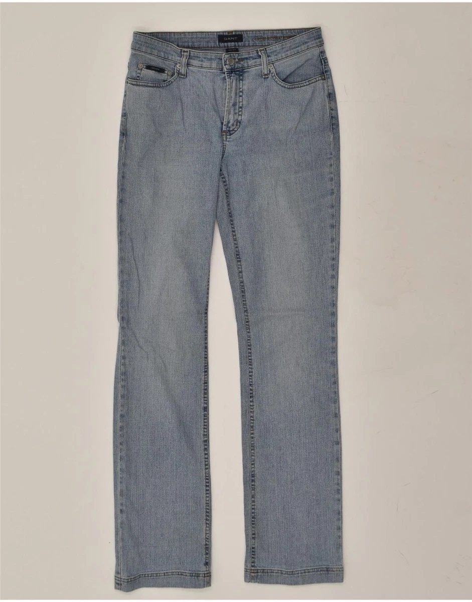 Jeans GANT Tyler Regular Fit Blu Denim W33 L34 - 100% Cotone, Con Piccolo Dettaglio (foro) Sulla Gamba