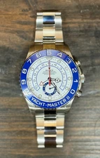 ROLEX YACHT MASTER II 44mm " MERCEDES HANDS " 116680 2019  WITH CARD AND BOX