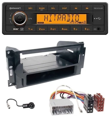 Continental 1DIN DAB MP3 AUX USB Autoradio für Chrysler PT Cruiser 300C Dodge Je - Bild 1 von 4