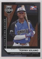 2021 Panini Elite Extra Edition 725/999 Yoffry Solano #189 ut4
