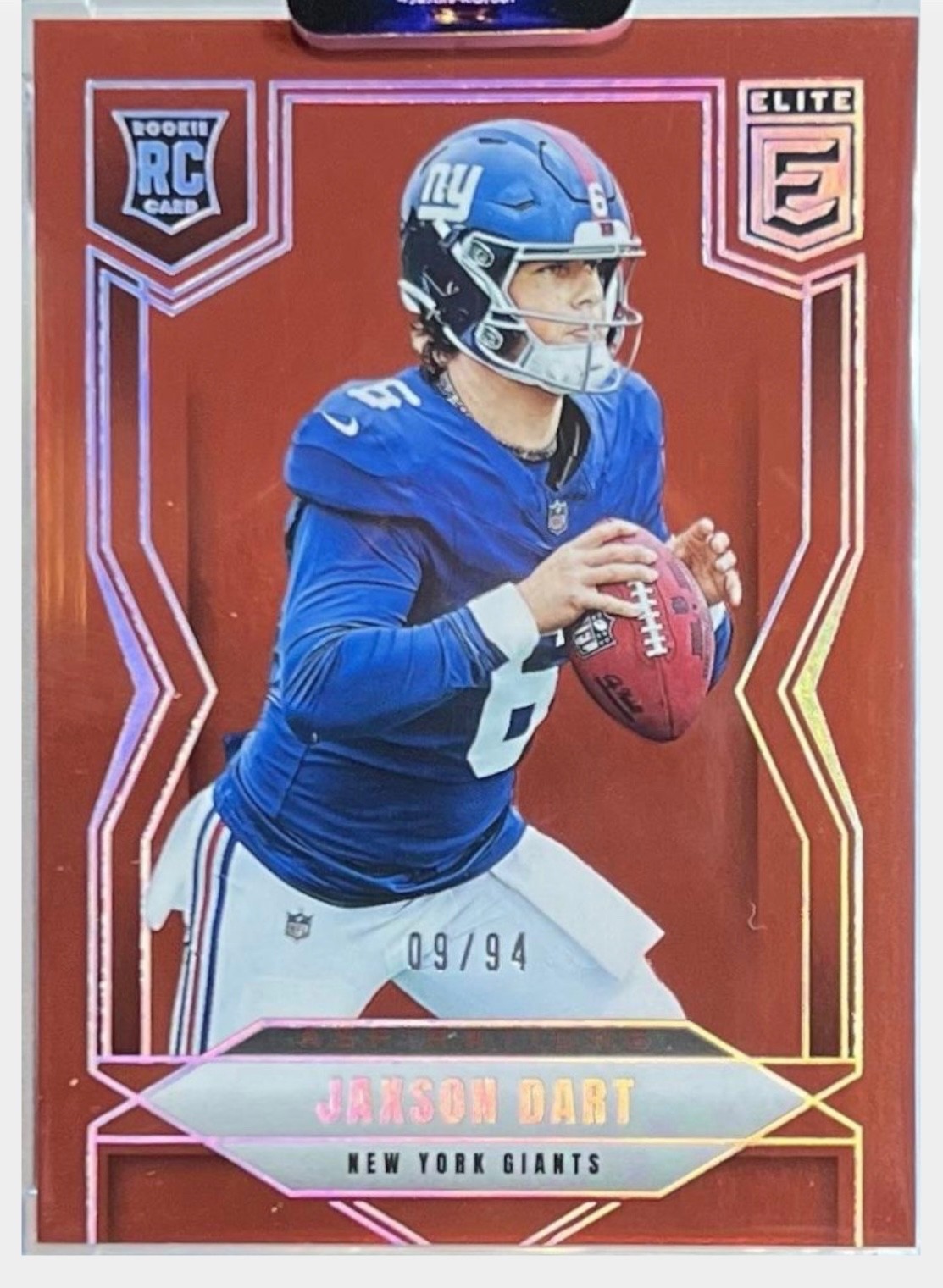 2025 Donruss Elite Jaxson Dart ASPIRATIONS RED SP RC #103 Rookie /94