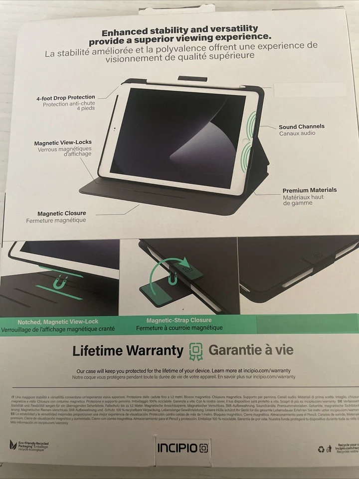 Incipio SureView Series Hard Folio Case for iPad 10.9-in (10th Gen) - Black - Image 3 of 4