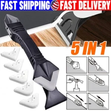 5 in 1 Silicone Sealant Remover Tool Kit Set Scraper Caulking Mould Removal US