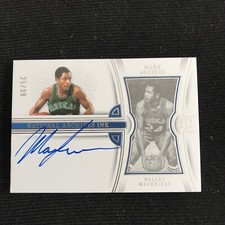 2022-23 National Treasures Mark Aguirre Archives Ink Auto Autograph 25/99